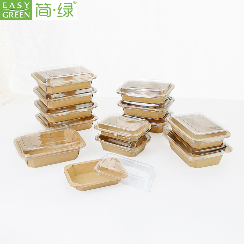 Kraft Paper Rectangle Octagonal Bowl