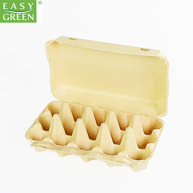 Standard 15-Cell Rectangular Bagasse Pulp Egg carton