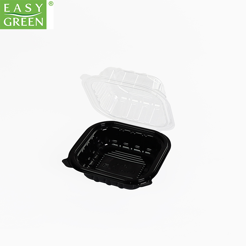6 inch Disposable Plastic Clamshell Lunch Box, FoodPackaging, TakeawayPackaging, MealPrepContainers